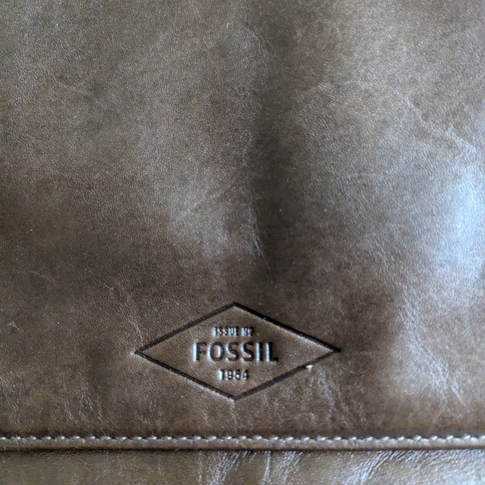 Fossil Brown Over Shoulder Satchel - Picture 3 of 8